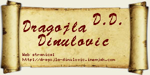 Dragojla Dinulović vizit kartica